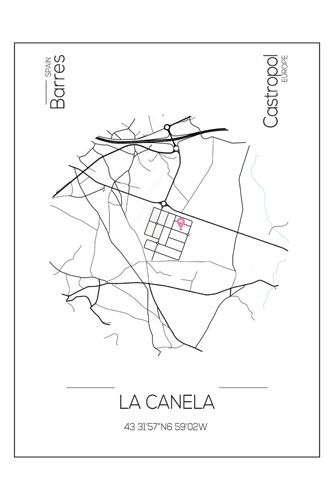 Ubicación de Ferretería La Canela