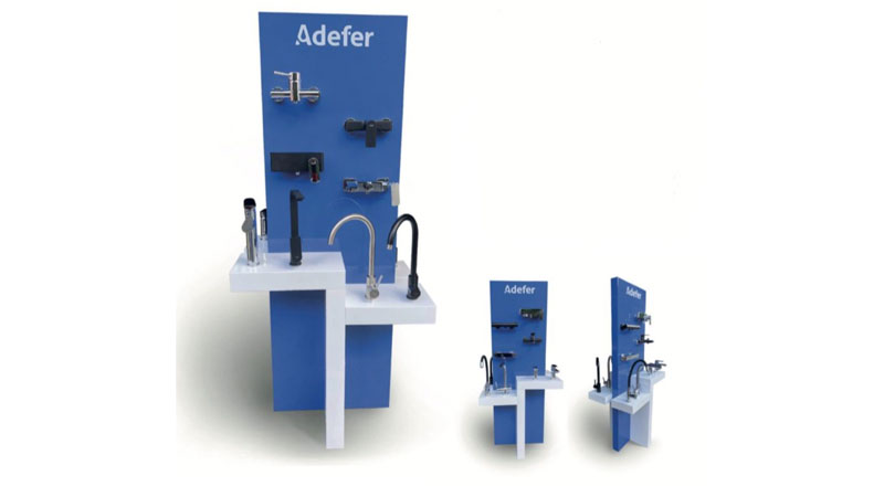 Expositor de grifos Adefer
