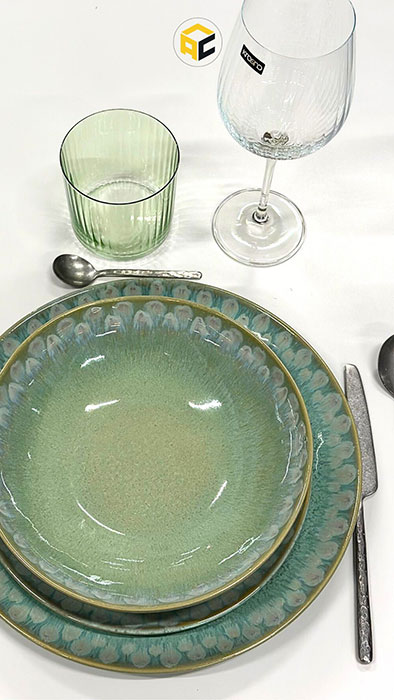 Vajilla verde