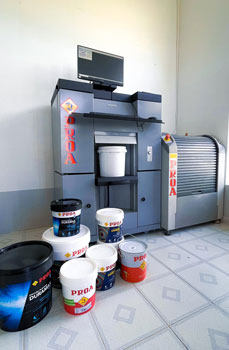 Máquina de pintura tintométrica de Proa