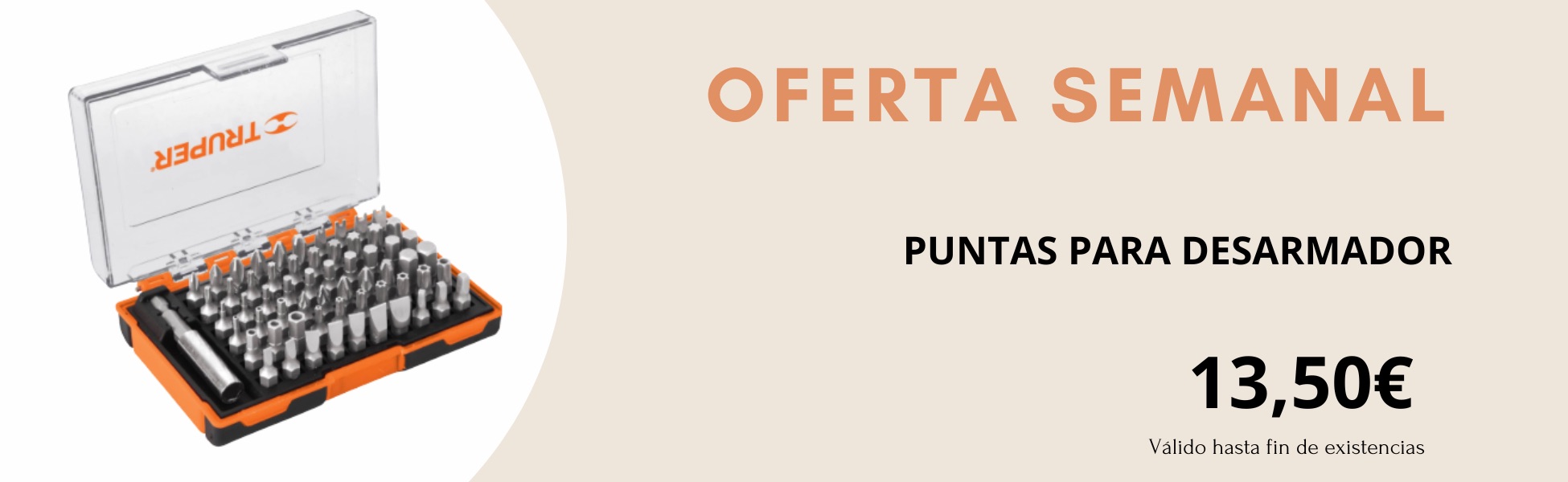 Oferta semanal Ferretería La Canela