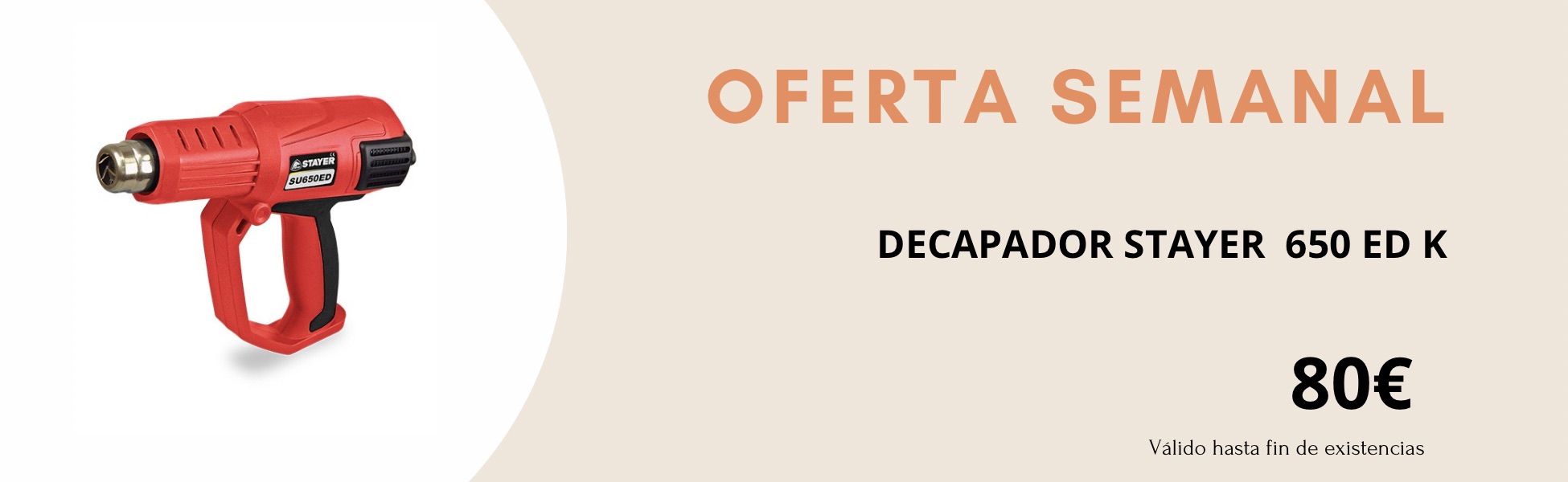 Oferta semanal Ferretería La Canela